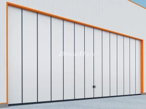 Промышленные ворота DoorHan откатные с нижней направляющей серии isg-lg 10000x4000