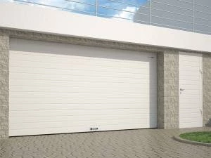 Секционные ворота в гараж Doorhan RSD01 BIW, панель доска, 3000х2000