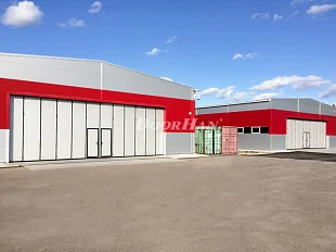 Промышленные ворота DoorHan складные с нижней направляющей серии ifg-lg 12000x4000