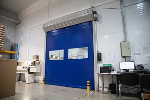 Противопожарные шторы на продуктовое предприятие