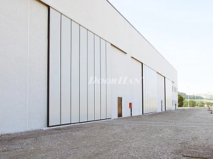 Промышленные ворота DoorHan откатные без нижней направляющей серии isg 8000x6000